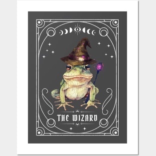 The Wizard Frog Tarot Card Spirit Animal Design Posters and Art